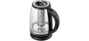 Чайник электрический Kitfort КТ-6145 2л. 2200Вт черный / серебристый  (корпус: пластик / стекло)