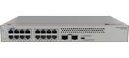 HUAWEI S110-16T2S  (16*10 / 100 / 1000BASE-T ports,  2*GE SFP ports,  built-in AC power,  fanless)