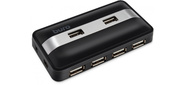 Разветвитель USB 2.0 Buro BU-HUB7-U2.0 7порт. черный