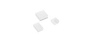 Набор радиаторов ACD White 3 in 1 Heat Sink Set Aluminum for Raspberry Pi 4B