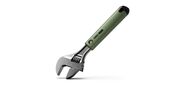 Разводной ключ ";Home Series Green"; Deli HT1508L 200мм, эксклюзивный дизайн, рукоятка - высококачественный софттач пластик