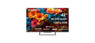 43",  Ultra HD,  QLED,  300Nit,  Google TV,  DVB-T2 / C / S2,  2.0 ch Sound 10W*2 Dolby Atmos,  120Hz,  3 HDMI,  2 USB,  Digital Audio Output,  LAN,  Composite output,  CI,  Выход для наушников,  Central stand,  2025