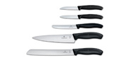 Набор ножей кухон. Victorinox Swiss Classic Kitchen  (6.7133.5G) компл.:5шт черный подар.коробка