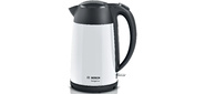 Чайник электрический Bosch TWK3P421 1.7л. 2400Вт белый / черный (корпус: нержавеющая сталь)