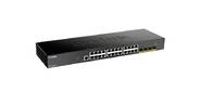 D-Link DGS-1250-28X Настраиваемый коммутатор 2 уровня c 24 портами 10 / 100 / 1000Base-T и 4 портами 10GBase-X SFP+