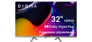 Телевизор LED Digma 32" DM-LED32SBB39 Android TV Frameless Metal темно-серебристый / серебристый HD 60Hz DVB-T DVB-T2 DVB-C DVB-S DVB-S2 USB WiFi Smart TV