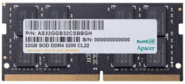 Модуль памяти Apacer 32GB 3200МГц DDR4 CL22 SODIMM