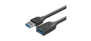 Кабель-удлинитель Vention USB 3.0 AM / AF - 2м Black Edition