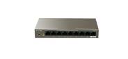 IP-COM G1109P-8-102W Коммутатор неуправляемый PoE, 9 портов, 9x1 Гбит / с, PoE 8х92 Вт, настольный