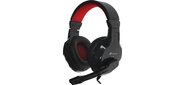 Наушники с микрофоном Oklick HS-L320G черный 2.2м мониторы оголовье  (NO-3000)
