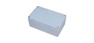 Корпус ACD XG387 Metal case IP65, 200*120*80mm, металлический, 3 отверстия (28 + 28 + 23мм) с резиновыми заглушками, цвет серебристый, совместим с Raspberry Pi 3B, 3B+, 4, Orange Pi