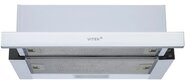 Вытяжка встраиваемая Vitek VT-TH 6020 W белый управление: кулисные переключатели  (1 мотор)