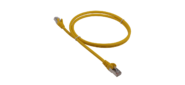 Патч-корд LANMASTER LSZH FTP кат.5e,  0.5 м,  желтый