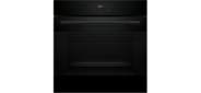 Serie 6,  духовой шкаф электрический,  60 см,  66 л,  черный, сенсорное управление,  8 режимов+AutoPilot 30 (30 автоматических программ),  LCD-дисплей,  галогенное освещение,  самоочистка EcoClean, Soft Open and Soft Close door, телескопические направляющие на 2 уровнях
