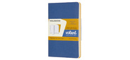 Блокнот Moleskine VOLANT QP711B41M17 Pocket 90x140мм 80стр. линейка мягкая обложка синий / желтый янтарный  (2шт)