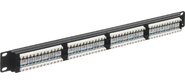 Патч-панель Lanmaster TWT-PP24UTP / 6 19" 1U 24xRJ45 кат.6 UTP