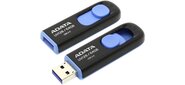 Флеш накопитель 128GB A-DATA UV128,  USB 3.0,  черный / синий