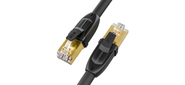 GCR Патч-корд PROF прямой 7.5m, FTP медь кат.6, позолоч. контакты и коннектор, 25 AWG, Deluxe ethernet high speed 10 Гбит / с, RJ45, T568B, GCR-52548