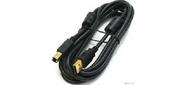 Bion Кабель интерфейсный USB 2.0 AM / BM,  позолоченные контакты,  ферритовые кольца,  1.8м,  черный [BXP-CCF-USB2-AMBM-018]