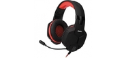 Игровые стереонаушники с микрофоном SVEN AP-G988MV,  черный-красный