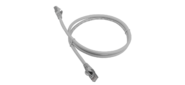 Патч-корд LANMASTER LSZH FTP кат.6A, 10 м, серый
