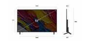 Телевизор LED LG 55" 55QNED82A6B.ARUG черный титан 4K Ultra HD 60Hz DVB-T DVB-T2 DVB-C DVB-S DVB-S2 USB WiFi Smart TV (RUS)