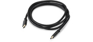 Кабель аудио-видео Buro HDMI 2.0 HDMI (m) / HDMI (m) 1.8м. феррит.кольца Позолоченные контакты черный (BHP RET HDMI18-2)