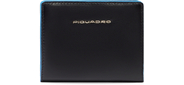 Кошелек женский Piquadro Blue Square PD6660B2R / N черный натур.кожа