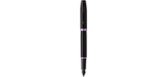 Ручка перьев. Parker IM Vibrant Rings F315  (CW2172949) Amethyst Purple PVD M сталь нержавеющая подар.кор.