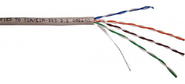 Кабель информационный Lanmaster NM-UTP5E2PR-CU кат.5е U / UTP не экранированный 2X2 PVC внутренний 305м серый
