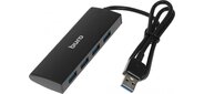 Разветвитель USB 3.0 Buro BU-HUB4-0.5-U3.0 4порт. черный