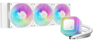 Система водяного охлаждения Deepcool LE360 WH V2 ARGB Soc-AM5 / AM4 / 1200 / 1700 / 1851 белый 4-pin 19-31.6dB Al 250W 1632gr Ret  (R-LE360-WHAMMN-G-2)