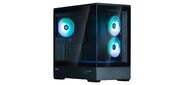 ZALMAN P30 V2, MATX, BLACK, WINDOW, 2x3.5", 3x2.5", 1xUSB TYPE-C, 1xUSB3.0, SIDE 2x120mm ARGB, REAR 1x120mm ARGB, VGA support