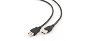 Gembird PRO CCP-USB2-AMAF-15C USB 2.0 кабель удлинительный 4.5м AM / AF  позол. контакты,  пакет