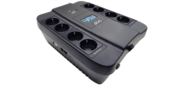 Powercom Back-UPS SPIDER, Line-Interactive, LCD, AVR, 1100VA / 605W, Schuko, USB, black (1452054)