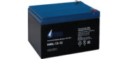 Battery Parus Electro, professional series HML-12-12, voltage 12V, capacity 12Ah (discharge 20 hours), max. discharge current (5sec) 180A, max. charge current 4.8A, lead-acid type AGM, terminals F2, LxWxH 151x98x95mm., full height with terminals 101mm., weight 4kg., service life 12 years.