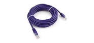 Патч-корд UTP Cablexpert PP12-5M / V кат.5e,  5м,  литой,  многожильный  (фиолетовый)