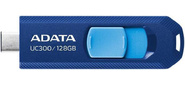 Флеш накопитель 128GB A-DATA UC300,  USB 3.2 / TypeC,  синий / голубой