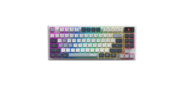 Клавиатура беспроводная Keyboard MSI FORGE GK600 TKL, Wireless, Mechanical Linear Switches, RGB LED, 4000mA / h, Sky
