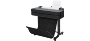 Широкоформатный принтер HP DesignJet T630 Printer (24", 4color, 2400x1200dpi, 1Gb, 30spp (A1), USB / GigEth / Wi-Fi, stand, mediabin, rollfeed, sheetfeed, tray50 (A3 / A4), autocutter, GL / 2, RTL, repl. 5HB09A, 5ZY59A)