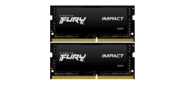 Kingston DRAM 64GB 3200MHz DDR4 CL20 SODIMM (Kit of 2) FURY Impact EAN: 740617318364