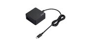 Адаптер питания FSP NB C 65W  (FSP065-A1BR3) AC-DC 65W Adapter,  Вход C6  (для ноутбучного кабеля),  Кабель 1000мм,  Выход USB Type-C,  5V / 9V / 12V / 15V / 20V автовыбор. RETAIL