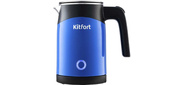 Чайник электрический Kitfort КТ-639-2 0.5л. 1150Вт черный / белый  (корпус: нержавеющая сталь / пластик)