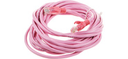 Патч-корд Premier PP12-5M / RO 1000Гбит / с UTP 4 пары cat.5E CCA molded 5м розовый RJ-45  (m)-RJ-45  (m)