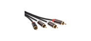 Кабель соединит 2xRCA  (M) - 2xRCA  (M), 1.5m,  TelecomPRO <TAV7158M-1.5M>