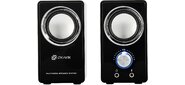 Колонки Oklick OK-116 2.0 черный 6Вт портативные