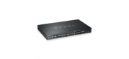 ZyXEL XGS4600-32. Управляемый коммутатор Gigabit Ethernet 3 уровня с 28 разъемами RJ-45 из которых 4 совмещены с SFP-слотами + 4 слота SFP+