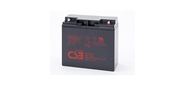Battery CSB series GP,  GP12170 B3,  voltage 12V,  capacity 17Ah  (discharge 20 hours),  max. discharge current  (5 sec.) 230A,  short circuit current 532A,  max. charge current 5.1A,  lead-acid type AGM,  terminals B3,  for nut and bolt M6,  LxWxH 181x76.2x167mm.,  weight 5.5kg.,  service life 5 years.