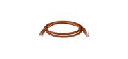 Патч-корд ACD-LPU6Z-10N [ACD-LPU6Z-10N] Cat6 UTP 26AWG 4Pair,  CU,  LSZH,  Коричневый,  1м
