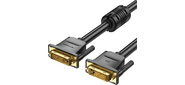 Кабель Vention DVI-D Dual link 25M / 25M с ферритовым фильтром - 3м.